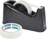 Heavy-duty Desktop Tape Dispenser with 2 rolls of tape